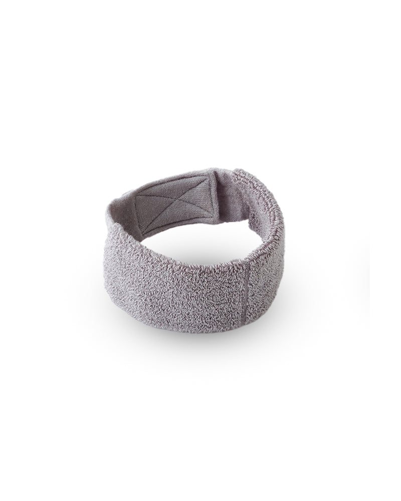 Spa mist Headbands- 3stk. Takara Belmont frisørudstyr i grå frotté med vandafvisende pandebånd